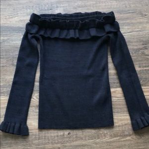 White House Black Market off the shoulder sweater